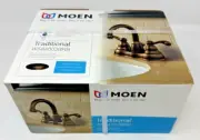 Moen WS84003BRB Traditional 4" Centerset Bathroom Faucet - Mediterranean Bronze
