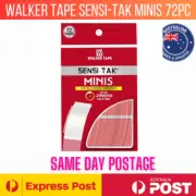 WALKER TAPE | Mini Strips Sensi-Tak Tape | 72 Pack | Wigs, Hairpiece, Toupee