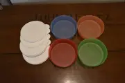 Tupperware Microwave/Reheatable Cereal Bowls w/lids - Set of 4
