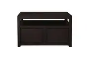 CT Amsterdam Solid Timber 2 Door TV Stand - Chocolate