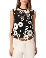 Maje Floral Crochet Top