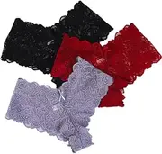 [Generic] 3 Pack Women's Lace Thongs Bikini Panties Sexy Lingerie Panty G-String Underwear