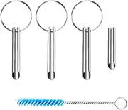 AOYUTC Metal Tube Headphone Plug Extraction Tool - Tip Removal Tool, Remove Broken Plug From Jack of Mobile Devices