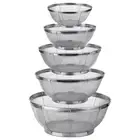 5 Pack Strainers for Kitchen, Stainless Steel Colander, Fine Mesh Strainer5551