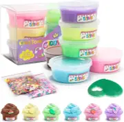 Slime Kit for Girls and Boys - Safe and Fluffy Slime for Kids - Stress Relief Ki