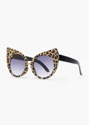 [Taking Shape] Taking Shape Leopard Print Sunglasses in Leopard - Women's Accessories Leopard