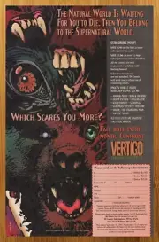 1993 DC/Vertigo Comics Subscription Print Ad/Poster Steve Pugh Animal Man Art