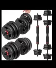 adjustable dumbbell set 90 Llbs Pounds Pair Free Weights Set