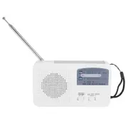 Emergency Radio with Solar and Hand Crank Self Powered, Battery USB9501