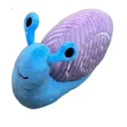 Waggly Snazzy the Snail Plush Dog Toy