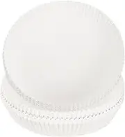 HARFINGTON 200pcs Silicone Oil Air Fryer Liners 9.06" Circle Disposable Non-stick Air Fryer Paper Liners for Microwaves Ovens Steaming Baking Roasting Frying Portable Cooking Devices, White