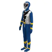 Kids Boys Girls Kishiryu Sentai Ryusoulger Cosplay Party Costume Jumpsuit Halloween Christmas Gifts,Blue - 7-8 Years