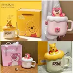 水】辦公室速發杯早餐紀念品桌寶可愛現貨 WINNIETHE FEMALE新品CERAMICWAREBEARCUP 【馬克