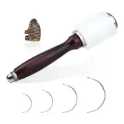 Leather Mallet Hammer for Leather Craft DIY Engraving Punching Stamping X4J6