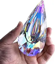 120mm/4.7in Crystal Prism Suncatcher Window Hanging Sun Catchers AB Colored Crystals Faceted Prism Rainbow Maker Pendant