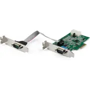 StarTech.com Serial Adapter with 16950 UART - Low-profile Plug-in Card - 1 - TAA Compliant - PCI Express x1