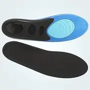 [TYUXINSD] Soft Sports Insoles Men's Shock Absorption Shock Absorption Air Cushion Sweat Absorption High Elasticity Comfortable Thick Basketball Shoe Insole (Color : White, Size : 37-41) (Color : Black)