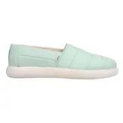 TOMS Alpargata Mallow Puff Slip On Womens Blue Sneakers Casual Shoes 10017840T