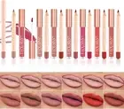 12 Pcs Lip Gloss Lip Liner Set Matte Long Lasting Non-Fading, Liquid Lipstick wi