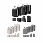 Compression Packing Cubes Expandable Luggage Storage Bags Set Travel Packing Bag