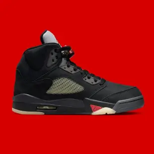 【NIKE 耐吉】籃球鞋 Air Jordan 5 Gore-Tex W Off Noir AJ5 黑紅 女鞋 男女段 DR0092-001(Jordan 1)