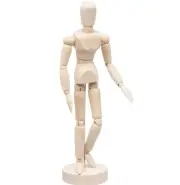 Artists Wooden Manikin Mannequin Moveable Adjustable Limbs Human Body Model Art