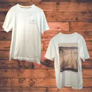 Denim & Flower Ricky Singh Atacama Desert White T-Shirt Small- New With Tags
