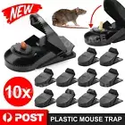 10Pcs Plastic Mouse Traps Reusable Mice Rat Trap Snare Catcher Rodent Indoor New
