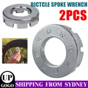 2PCS NEW 8 Way Bike Repair Spoke Wrench Tools Wheel Spoke Key Adjuster Spanner