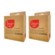 2x 10pc CleanUp CU900 Synthetic Vacuum Bags Set for Backpack Cleaners White