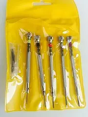 LLFAU 5 Pieces Precision Screwdriver Set for Watch Repair Watch Bracelet with 5 Extra Blades