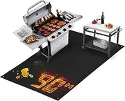 90 x 48 in Extra Large Grill Mat for Outdoor Grill - Grilling Mats for Outdoor Grill to Protect The Deck, Patio, Pavers - Easy to Clean Bbq Mats - 0.6mm