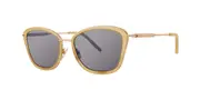 Vera Wang Vanna Honey Men's Sunglasses Gold Size 53