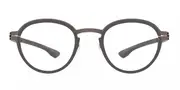 Ic! Berlin IC5049 Palladium Graphite-Gun-Metal Men's Glasses Gunmetal Size 48 - Private Health Rebate - Blue Light Block Available