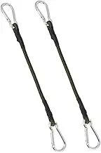 BCOATH 2Pcs Heavy Duty Bungee Cords with Hooks Elastic Clothesline Strap for Camping Luggage Binding and Tent Tie Down Durable and Lightweight Design