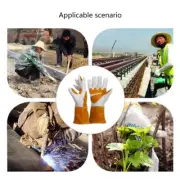 Long Gardening Gloves Thorn Proof Gloves Rose Pruning Garden Gloves Breathable