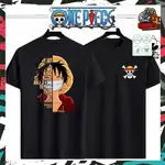 ONE PIECE LUFFY SMILE 海賊王路飛動漫系列圓領T恤休閒2024新款卡通