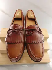Allen Edmonds (NEW IN BOX) Nottingham 42373 TAN LEATHER MOCCASIN 10 E $425.00