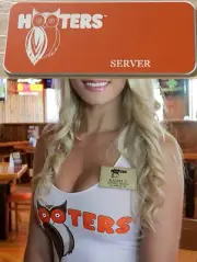 ~NEW~ HOOTERS Uniform Pin Engrave Personalize Customize YOUR NAME TAG SERVER
