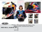 HJC RPHA1 MINI RedBull Austin GP Replica Helmet! COTA Grand Prix Limited Edition