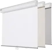 Persilux Window Shades Cordless Roller Shades 100% Blackout Window Blinds UV Protection Energy Saving Window Treatment for Home and Office, Easy to Install (23" W x 72" H, White)