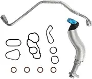 Turbocharger Oil Feed Line & Oil Return Line & Gasket Seals Set Fit for Mini Cooper R55 R56 R57 R58 R59, for R60 Countrymanm, for R61 Paceman 2007-2018# 11658617069 11657534455 11657534454