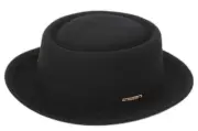 Pork-Pie-Hat Wool-Felt-Bowler Porkpie-Boater Derby-Fedora-Hat for Men-Women (M)