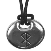 Peace and Happiness Bind Rune Pendant - Made in UK