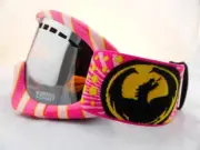 Dragon Snow Goggles Womens DXS Sherbert - Silver Ionised w/ Bonus Amber Lens