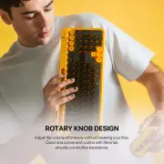 Fantech GO MOCHI101 Wireless Keyboard and Mouse Combo (Yellow)