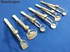 New 6 Pcs O.R Grade Chalazion Forceps Surgical Dermal Ophthalmic Instruments