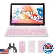 Android 13 Tablet 10 Inch, 12GB RAM 128GB ROM/1TB Expandable, 2 in 1 Tablets