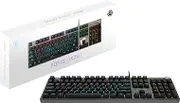 MSI Forge GK310 - RED Switches Mechanical Gaming Keyboard - Mechanical Red Switches (Linear), Ergonomic Keycaps, Non-Slip Base, RGB LED, USB 2.0 - Standard Size