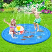 Durable Children's Water Spray Pool Mat Splash Sprinkle Play Pad Mat